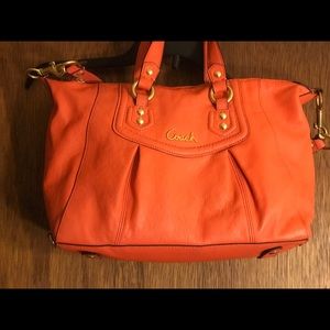Coach Peach Satchel